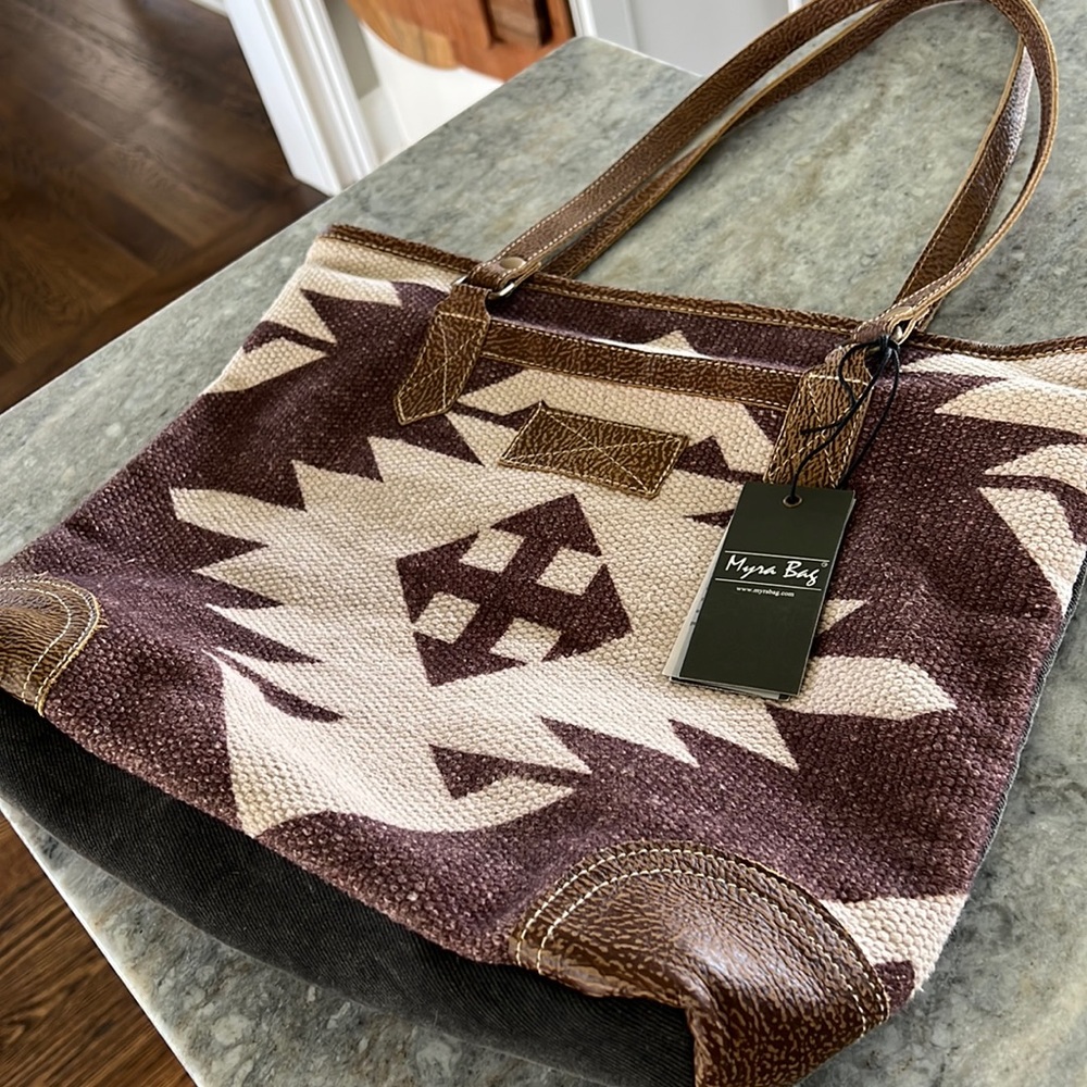 Myra Earthy Tote Bag